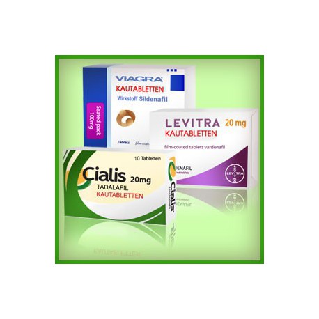 Generika-Kautabletten im Testpaket: Viagra-Cialis-Levitra
