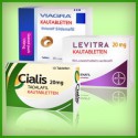 Viagra-Cialis-Levitra Kautabletten im Testpaket